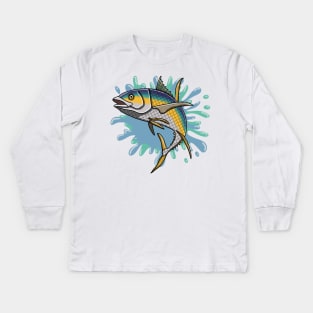 Tuna fish Kids Long Sleeve T-Shirt